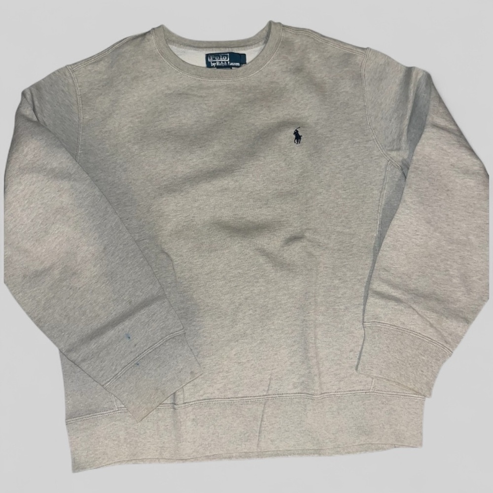 Polo by Ralph Lauren Light Gray Crewneck Sweater